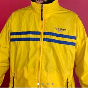 Vintage reversible polo sport jacket